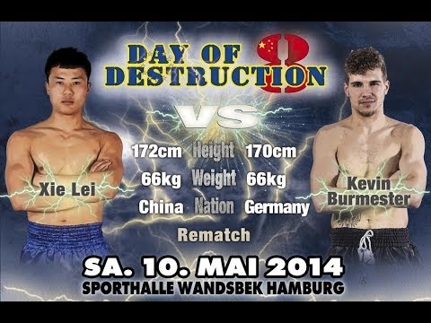 Kevin Burmester vs Xie Lei - Day of Destruction 8 - Germany background