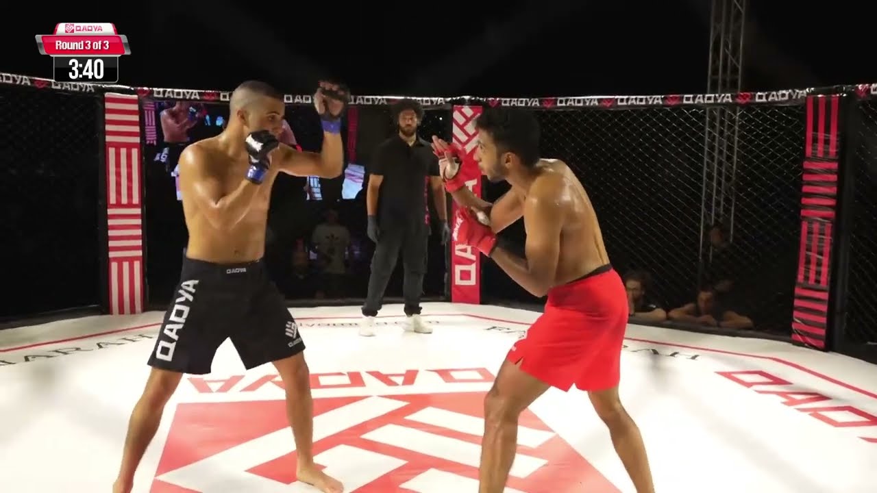Ahmed Moustafa vs. Shady Taymour | FULL FIGHT | Qadya 001 background