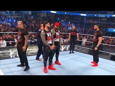 Roman Reigns interrupted by....OMG ЁЯдпЁЯФе| #wwe Smackdown highlights today 7 Jan 2023 backdrop
