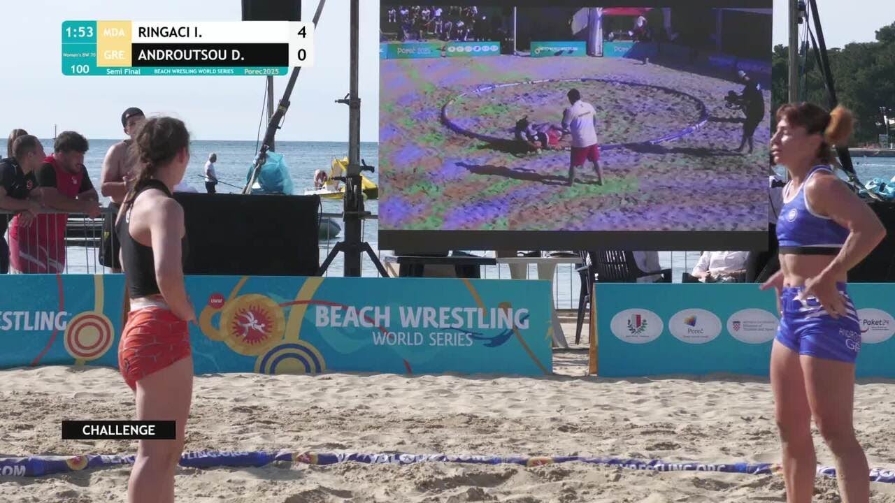 Irina RINGACI (MDA) vs. Dimitra ANDROUTSOU (GRE) • Semi Final • Women's BW 70Kg background