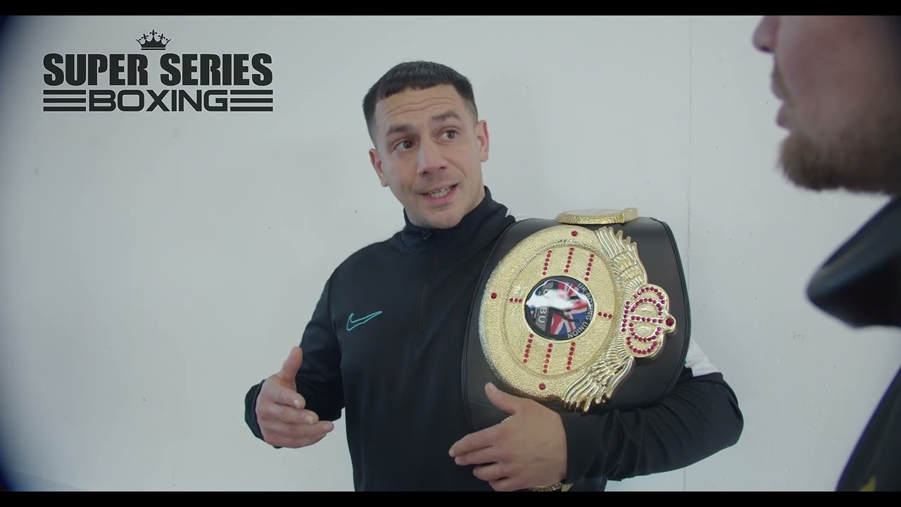 Kirk O'hagan vacant British Light Middleweight Title fight background