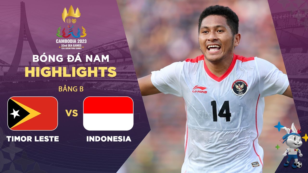 Highlights Timor Leste - Indonesia | SEA Games 32: Chiến thắng thuyết phục cho đội bóng xứ vạn đảo backdrop