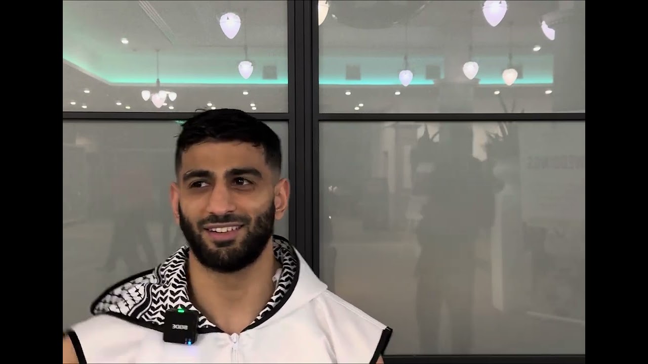 FEZAN SHAHID POST-FIGHT INTERVIEW background