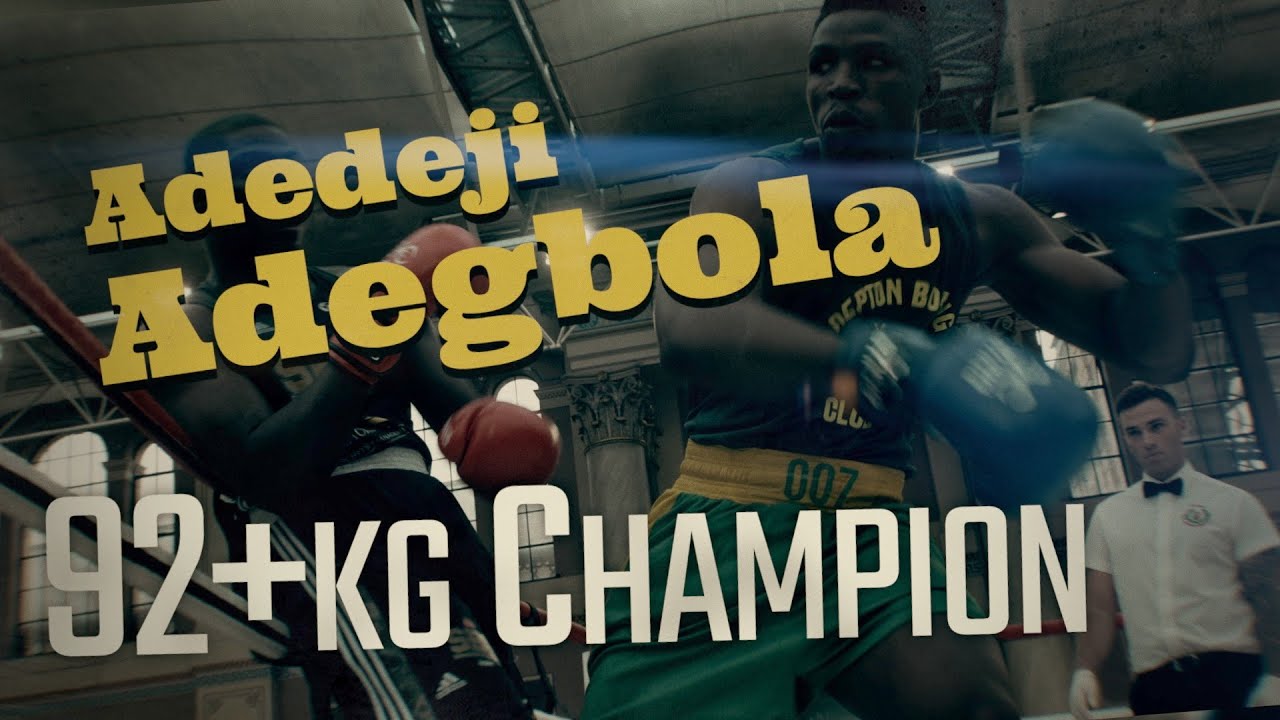 Anthony Joshua Sparring Partner - Super Heavyweight Champion - Adedeji Adegbola background