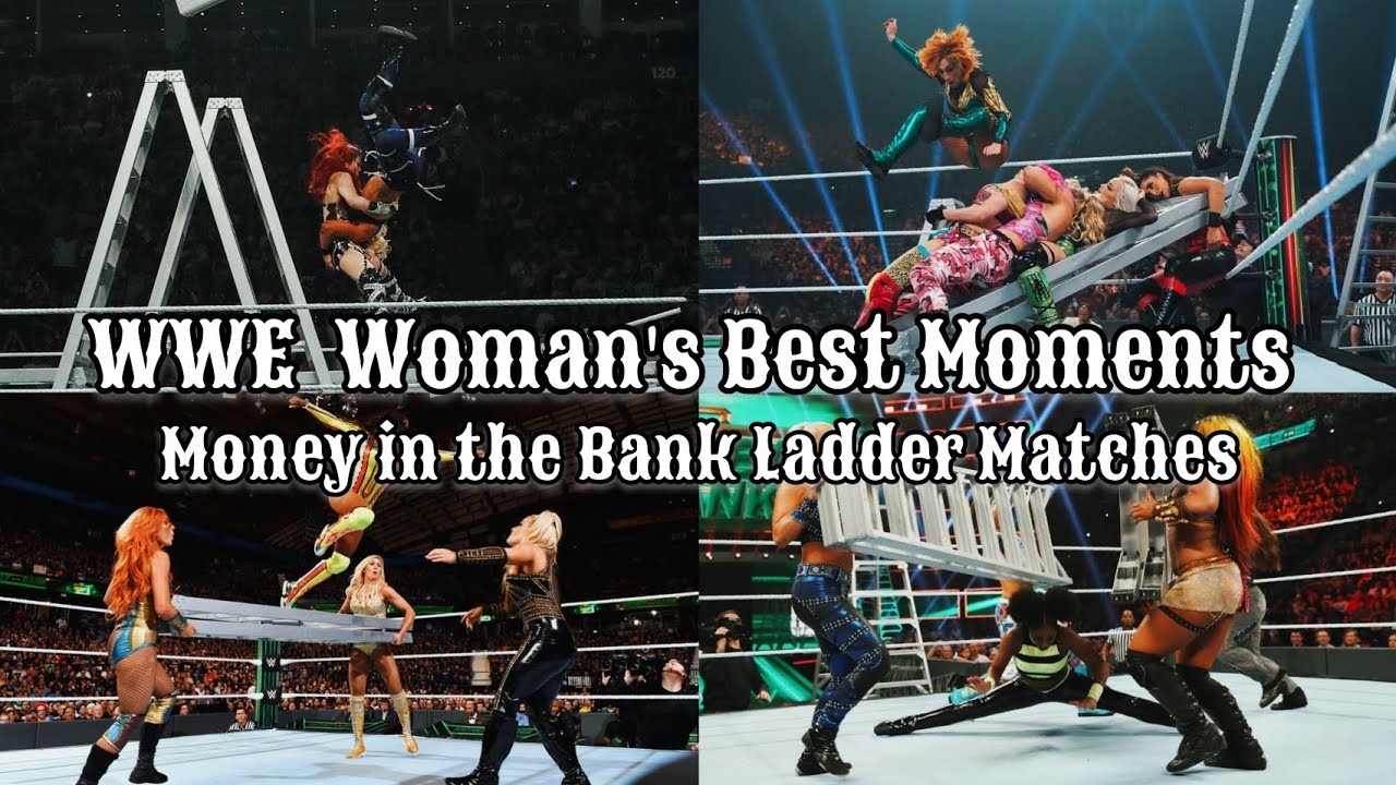 WWE - Woman's Best Moments Money in the Bank Ladder Match