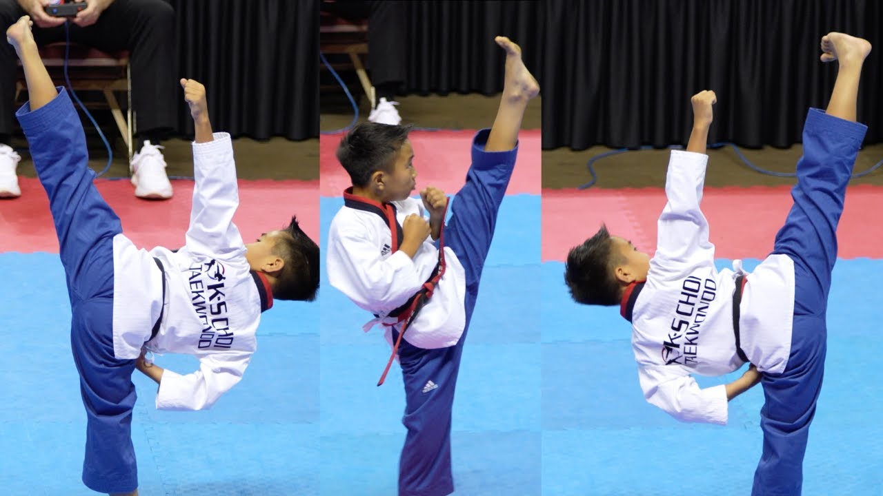 2023 Grand Prix Final Taekwondo Poomsae Gold Medalist background
