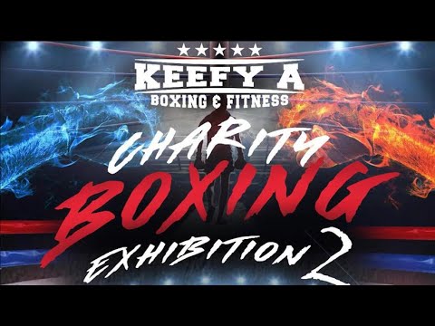 Abdul Ahad Vs Suleman Amin | Charity Boxing Exhibition 2 | Keefy A Boxing background