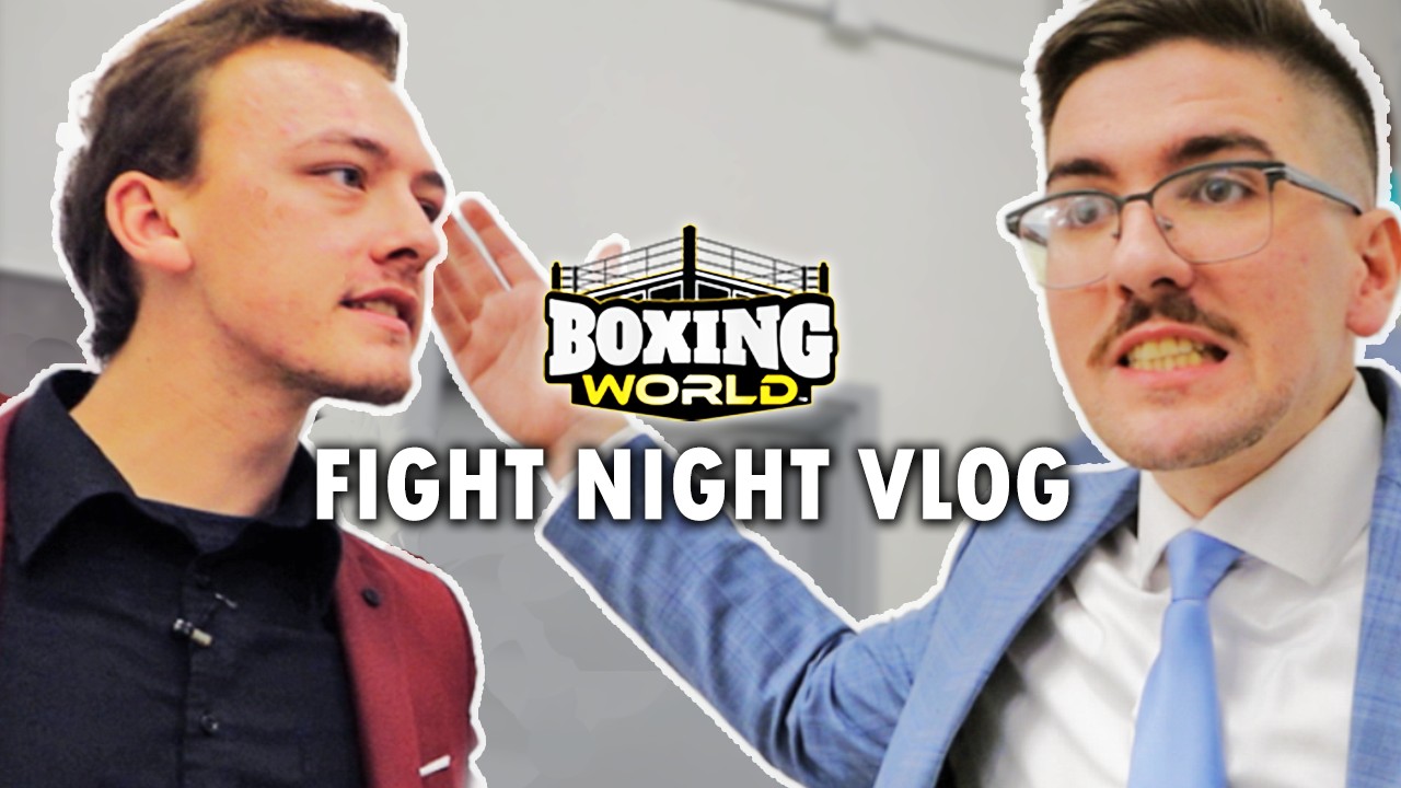 Day in the Life of a Boxing Reporter | Fight Night Vlog