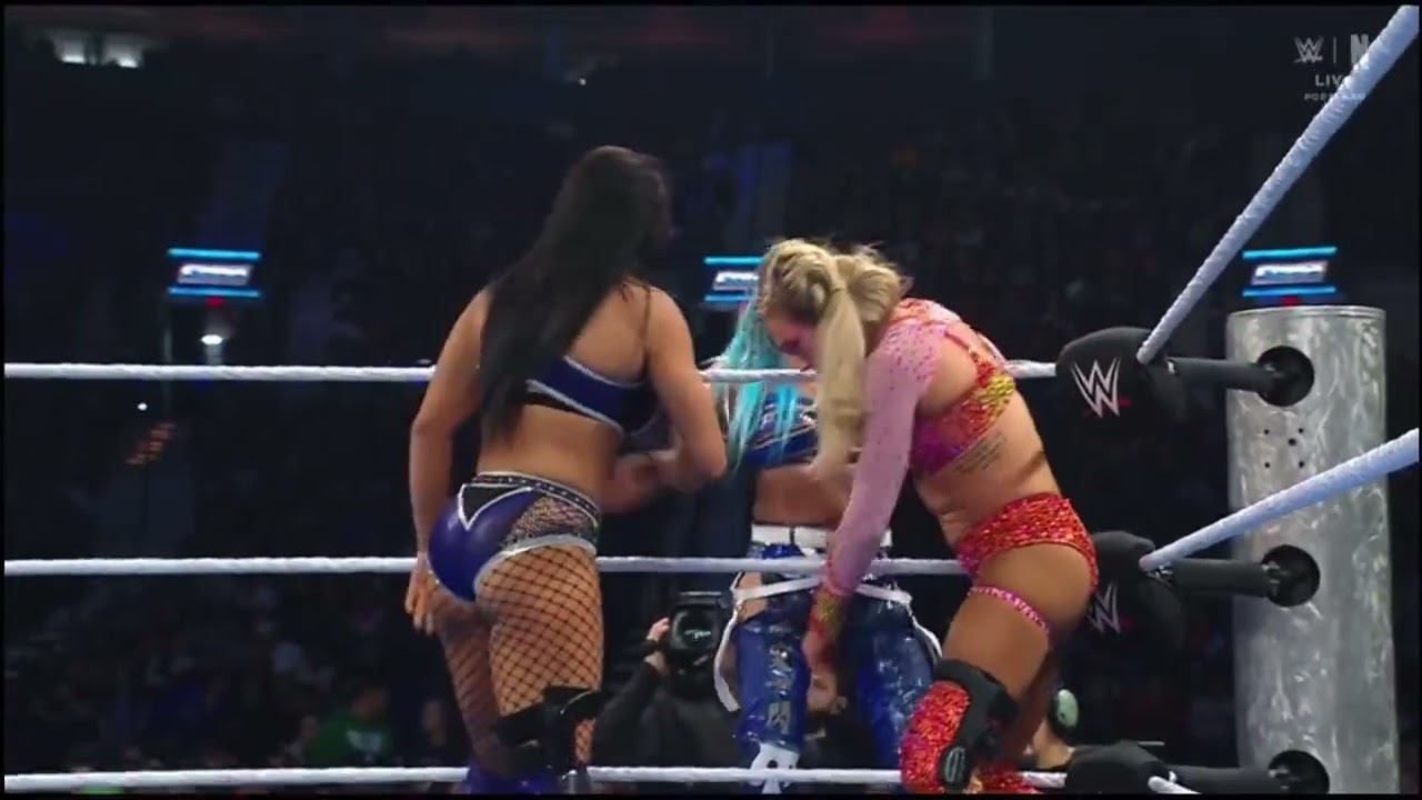 (1/2) Charlotte Flair & Alexa Bliss vs Giulia & Kiana James: Smackdown March 6 2026