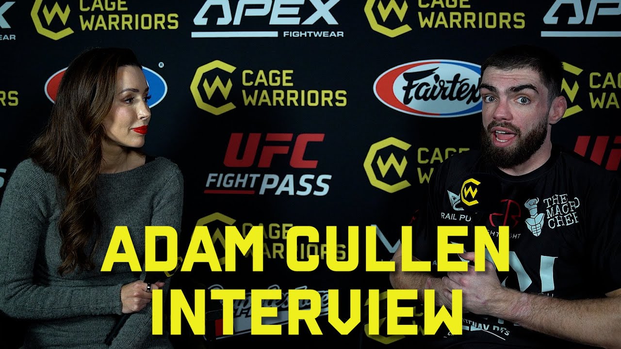 “This One's for My First Sponsor Who Took His Life in Summer.” Adam Cullen Post-fight Interview background
