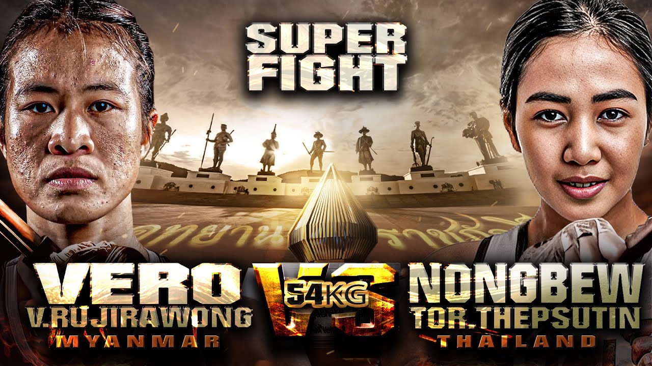 Vero V.Rujirawong VS Nongbew Tor.Thepsutin | THAI FIGHT Rajabhakti Park