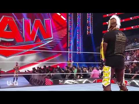 Austin Theory and Rey Mysterio (Full Segment), WWE Raw, April 03 2023 background