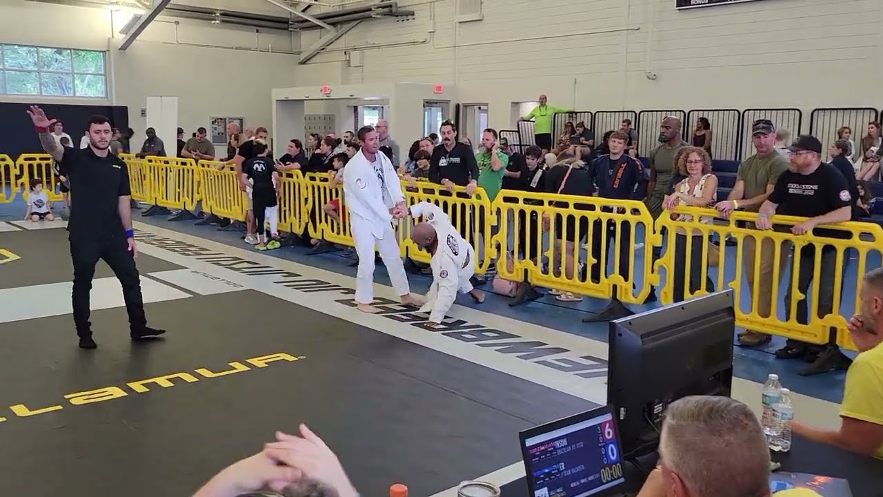 These BJJ White Belts Came To Win A Medal. Great White Belt Match At Jacksonville BJJ Competition