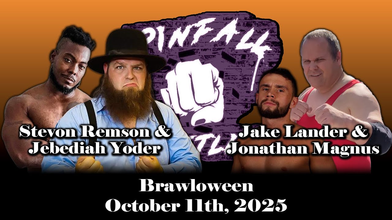 Pinfall Wrestling FULL MATCH: Stevon Remson & Jebediah Yoder vs. Jake Lander & Jonathan Magnus