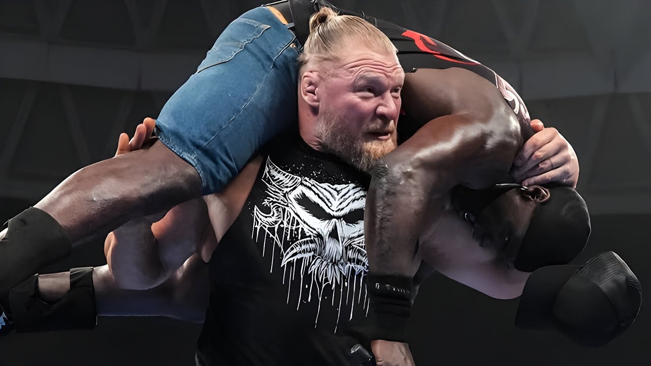 3 Times When Brock Lesnar Broke His Character in WWE Ring.