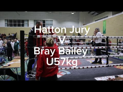 London ABA international belt tournament Final! Under 57kg . Jury v Bailey background