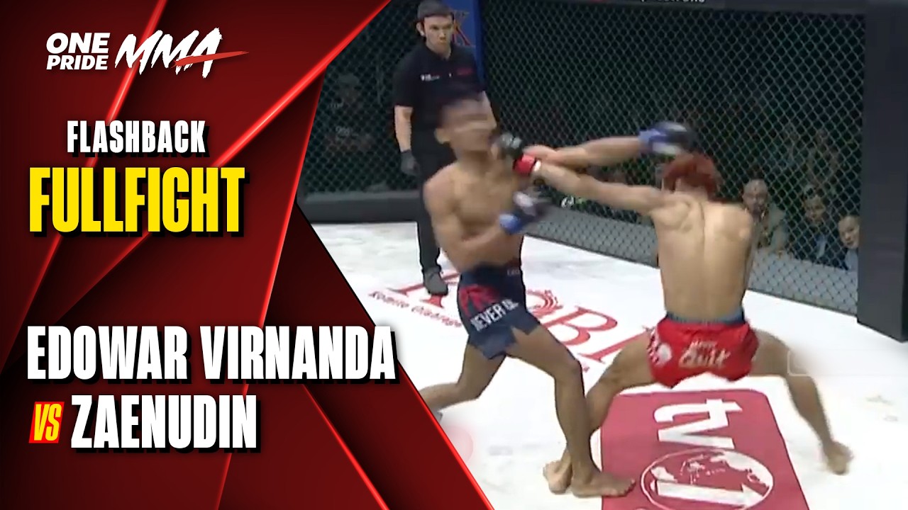 FULL FIGHT: Teknik Berkelas Edowar Virnanda Lawan Zaenudin