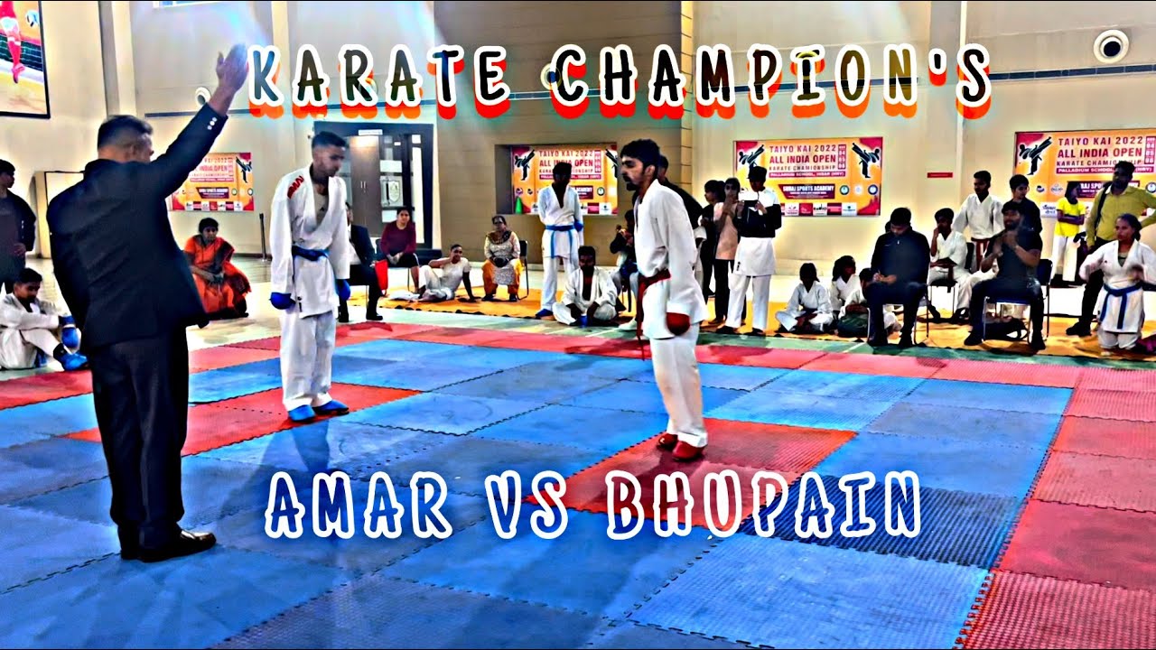 Amar kaushik Vs Bhupain | Team Kumite full #video #viral #karate #trending #fight