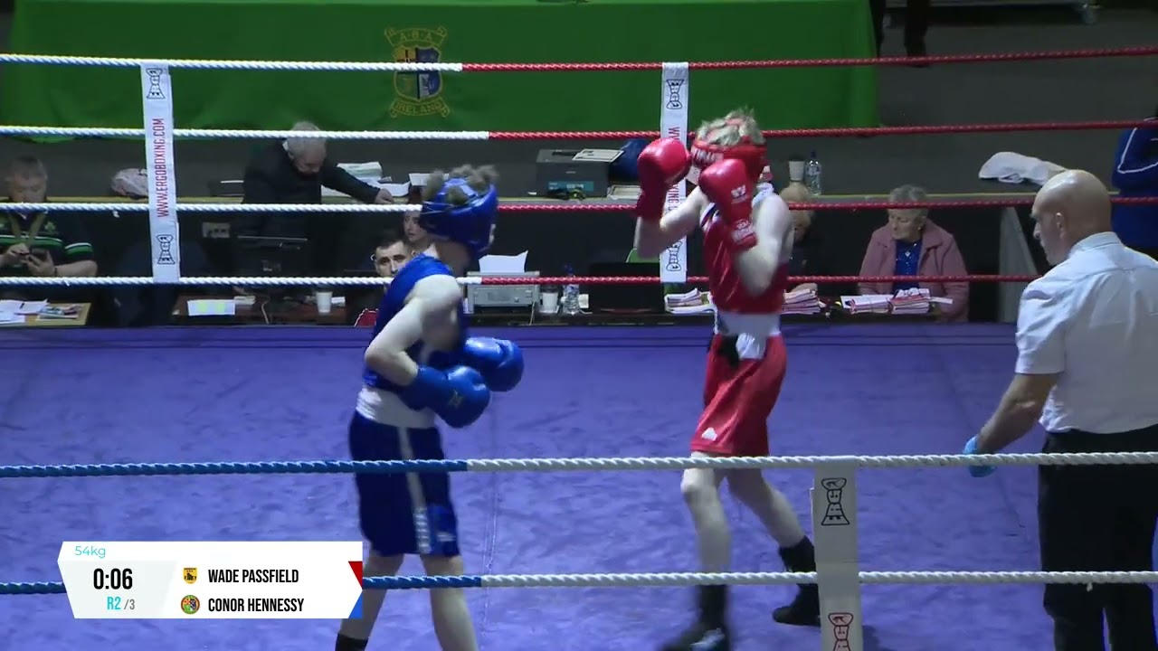 2024 National BG3 Championship: 54kg Wade Passfield (Dunboyne) v Conor Hennessy (St Colmans)