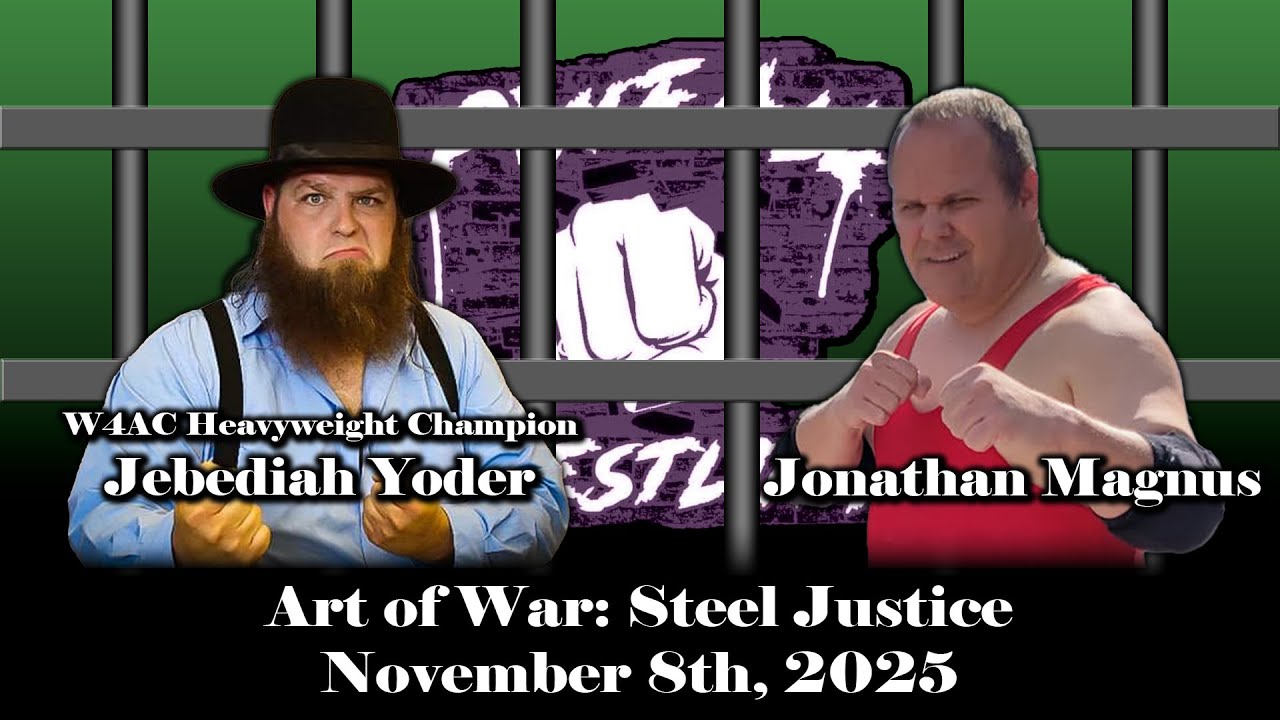Pinfall Wrestling FULL MATCH: W4AC Heavywweight Title: Jebediah Yoder (c) vs. Jonathan Magnus