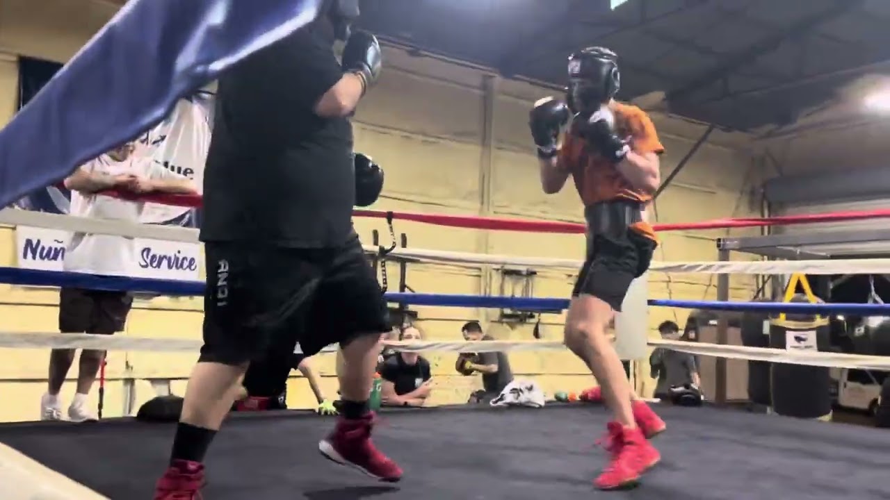  Middle weight vs heavyweight Technical sparring background