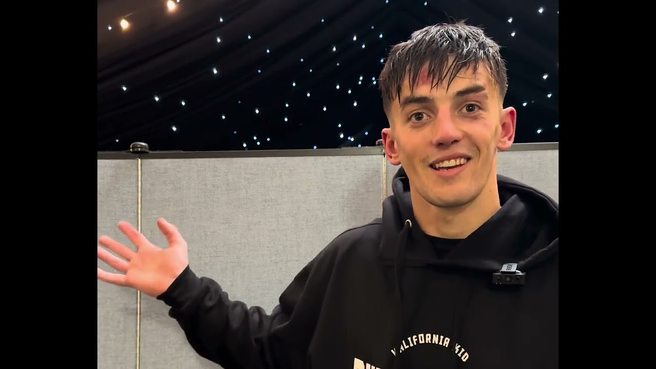 RHYS MORAN POST-FIGHT INTERVIEW background