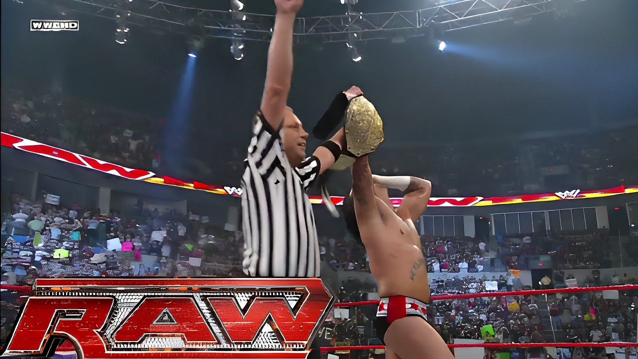 CM Punk Cashes In His MITB Contract & Wins The World Heavyweight Championship RAW Jun 30,2008 background