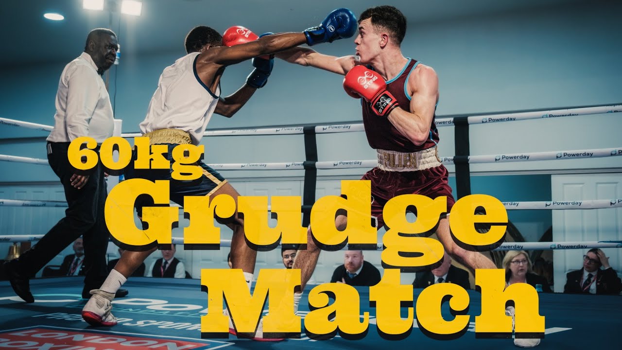 London's Top 60kg Boxers Jermaine Dhliwayo v Fred Pullen background