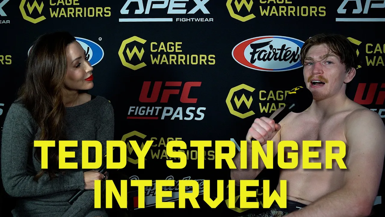 'Hard Work Pays Off!" CW 185 Teddy Stringer Post-Fight Interview background