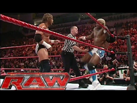 Triple H vs Shelton Benjamin RAW Sep 10,2007