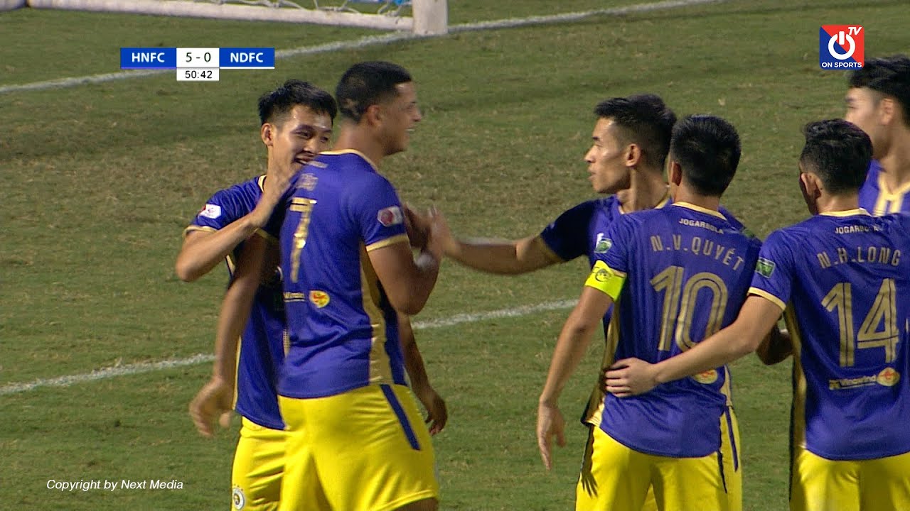 Highlights Hà Nội FC - Nam Định | Dàn sao ĐTVN liên tiếp ghi bàn hủy diệt đội bóng thành Nam