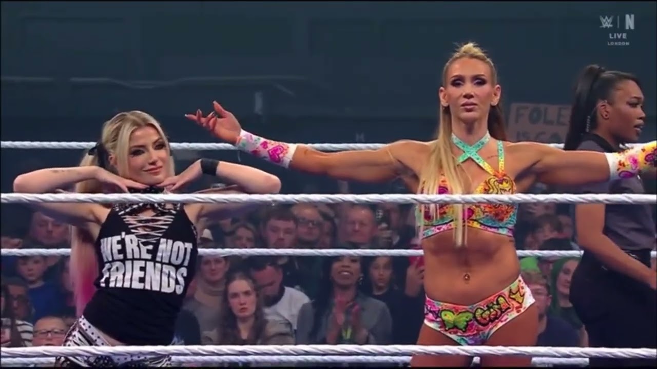 (1/2) Charlotte Flair & Alexa Bliss vs Giulia & Kiana James: Smackdown January 16 2026