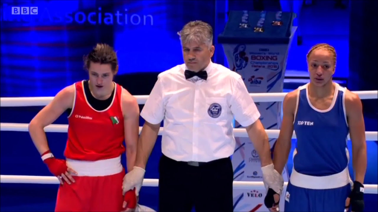 Estelle Mossely Vs. Katie Taylor - Semi Final, World Championships Astana 2016 background
