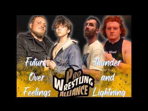 PWA Wrestling: Tag Team Championship Match Future Over Feelings vs Thunder and Lighting 04-18-25 background