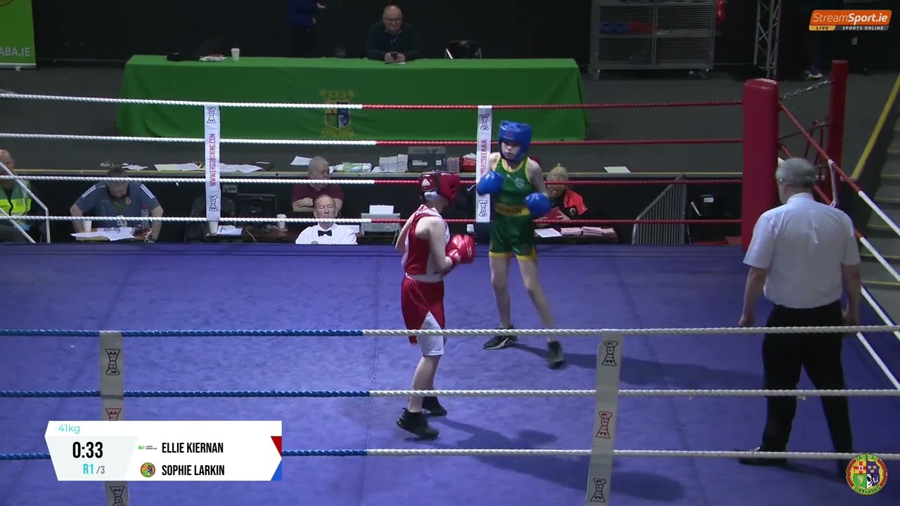 2024 National G1& 2 Championship : 41kg Ellie Kiernan (Santry) v Sophie Larkin (St John Bosco U)