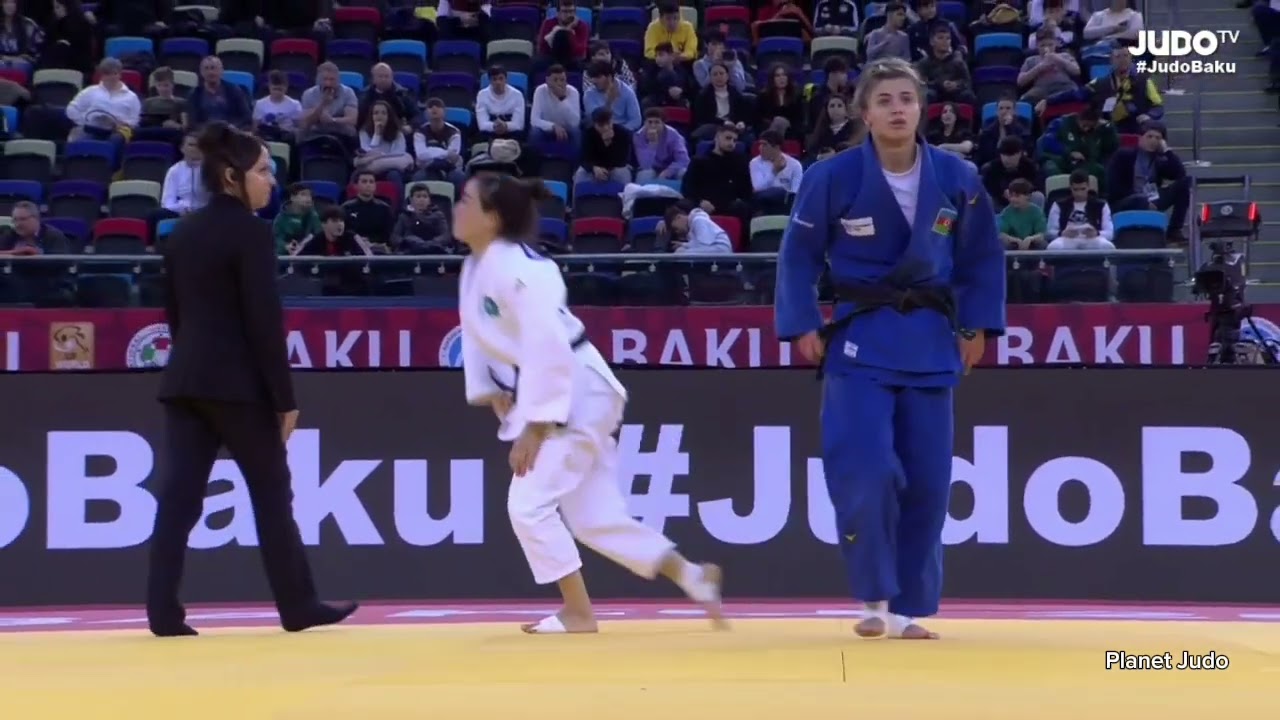 Abiba ABUZHAKYNOVA 🇰🇿 🆚️ Leyla ALIYEVA 🇦🇿 | утешительная схватка/-48кг | Большой Шлем Баку 2024