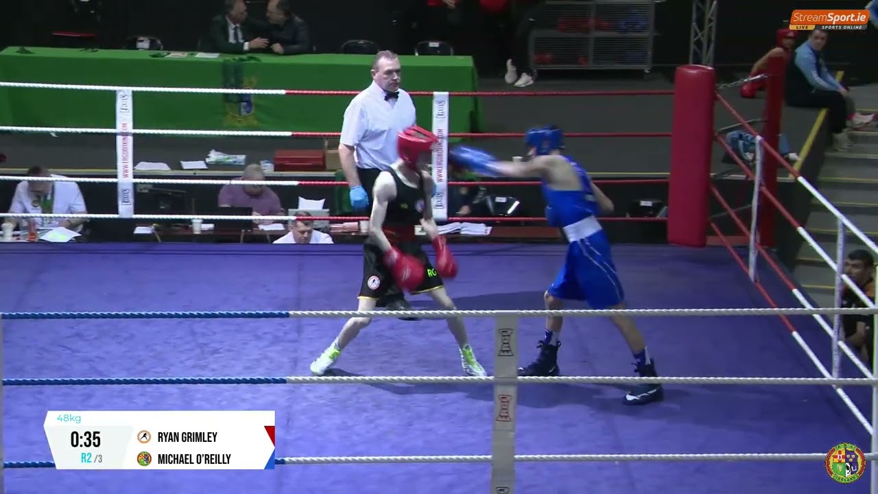 2024 National Junior 1 Championship: 48kg Ryan Grimley (Armagh) v Michael O’Reilly (St Pauls W)