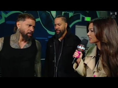Jimmy & Jey Uso backstage segment _WWE Raw 9 March 2026