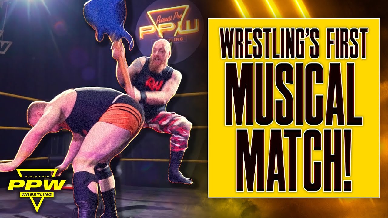 HARDCORE MATCH USING INSTRUMENTS AS WEAPONS! (PPW 'Musical Match') background