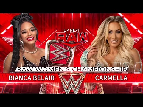 Bianca Belair VS Carmella 2/2 background