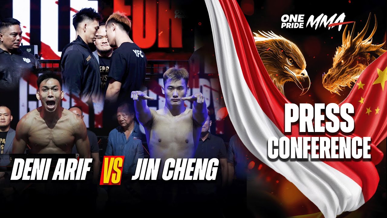 TEGANG‼️PRESSCON ONE PRIDE MMA 88 || DENI ARIF VS JIN CHENG