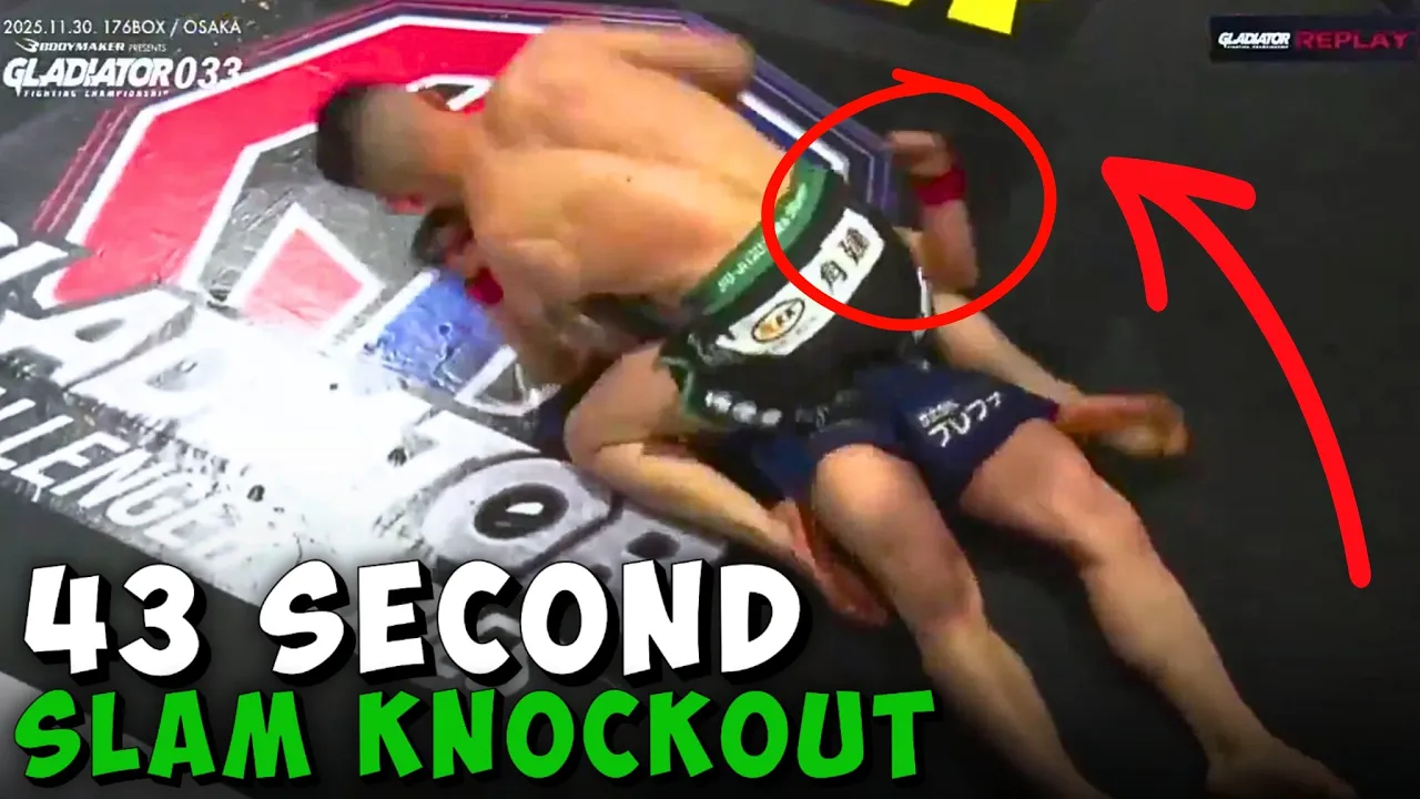 MMA Fighter DESTROYS Unconscious Opponent After a SLAM KNOCKOUT | Gladiator 033 | MMA News & KO