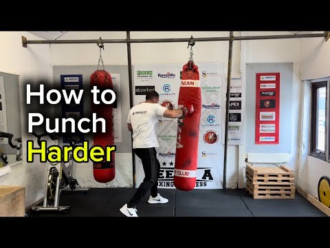 How to Punch Harder in Boxing #punchingpower backdrop