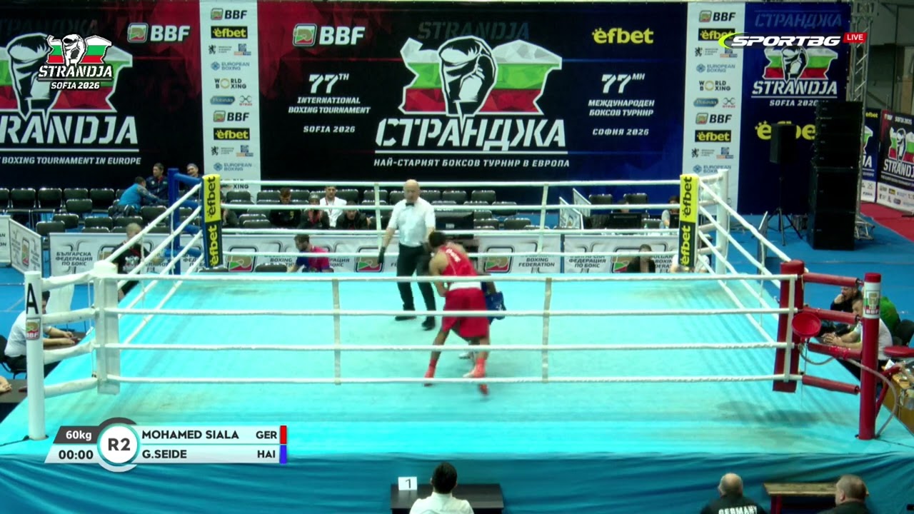 Mohamed Siala (GER) vs. Geronimo Saint-Louis Sëide (HAI) Strandja Tournament 2026 (60kg)