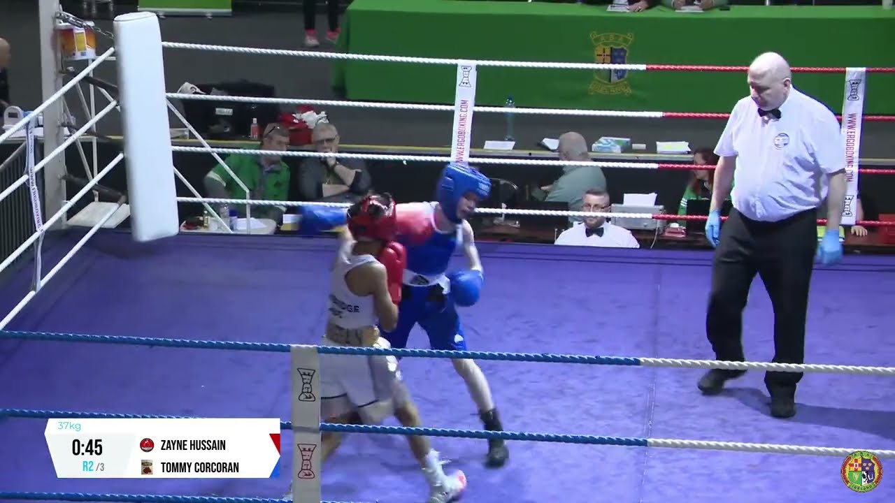 2024 National BG1 Championship:  37kg Zayne Hussain (Banbridge) v Tommy Corcoran (Spartacus)