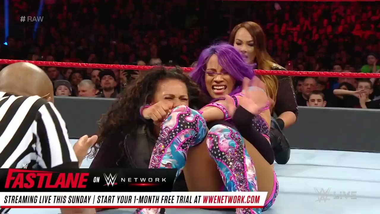 Tamina vs. Sasha Banks: Raw, Mar. 4, 2019