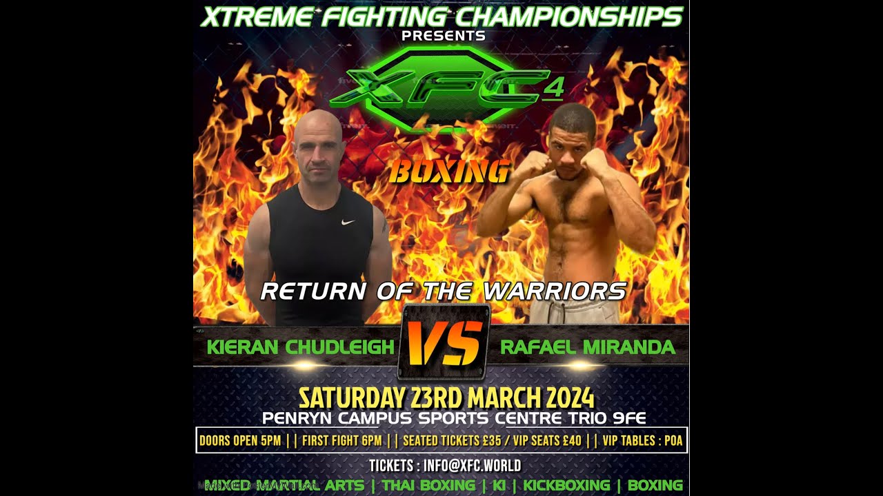 Rafael Miranda vs Keiran Chudleigh at XFC 4 - Return Of The Warriors backdrop