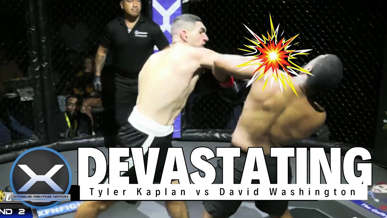 DEVASTATING Boxing Bout – Tyler Kaplan vs David Washington at XFN 48 in Coral Springs, FL #boxing background