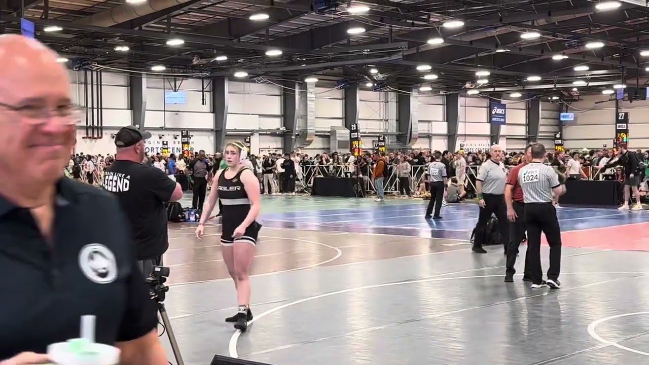 2025 Girls NHSCA High School Nationals - 165lbs - Kendall Bibla/Taliah Wade background