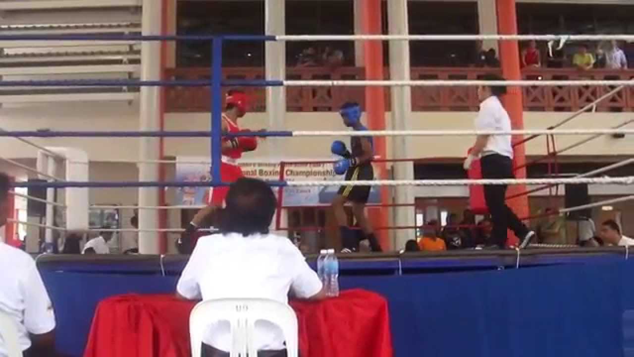 Singapore Amateur Boxing Association Invitational Boxing Tournament - 22 March 2014 - Bout 3 Round 2